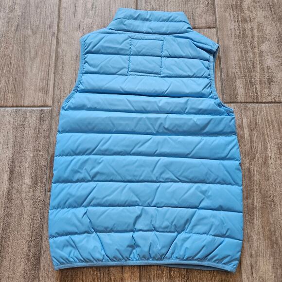 Hanna Andersson Superlight Down Puffer Vest Size 120 6-7 Blue Packable NEW - Picture 2 of 9